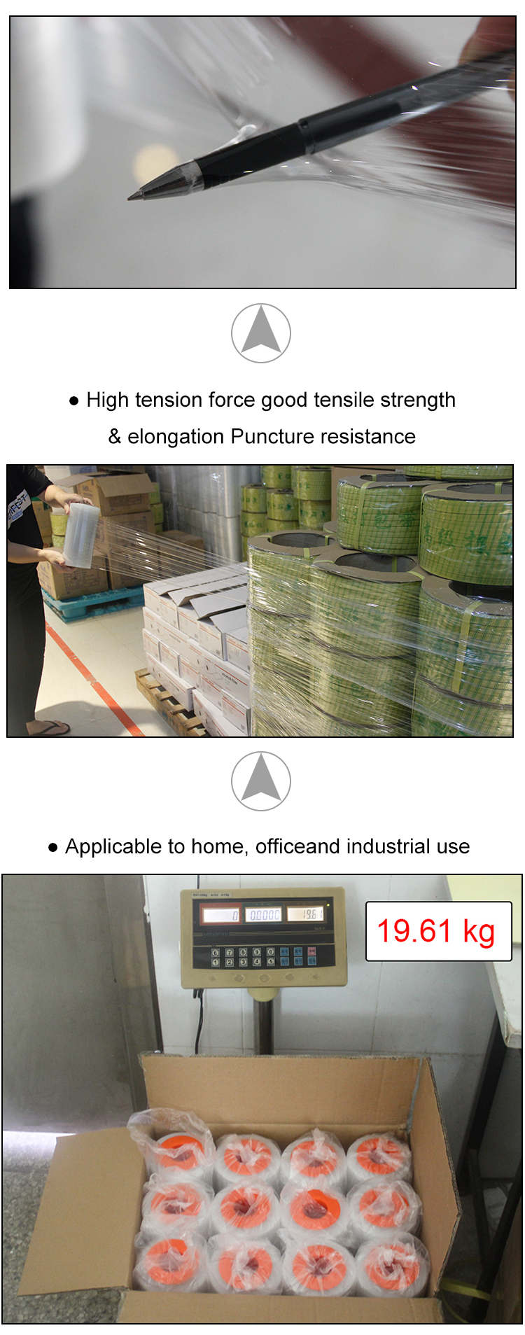 Industrial Heavy Duty Hand Wrap Film Industrial Heavy Duty Hand Wrap Film