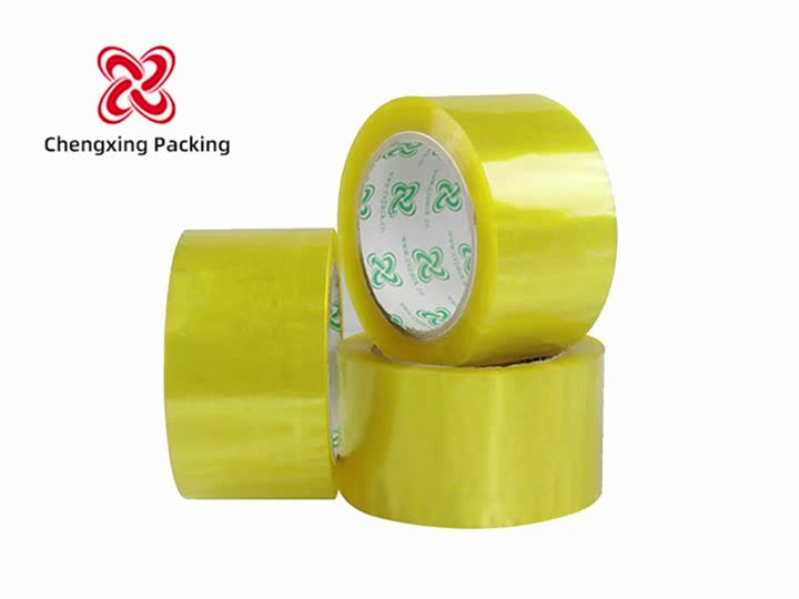 Transparent yellowish tape