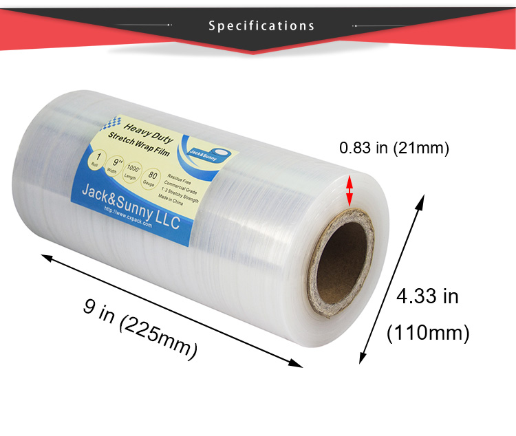 Durable Plastic Stretch Wrap Film Size_02 Durable Plastic Stretch Wrap Film Size_02