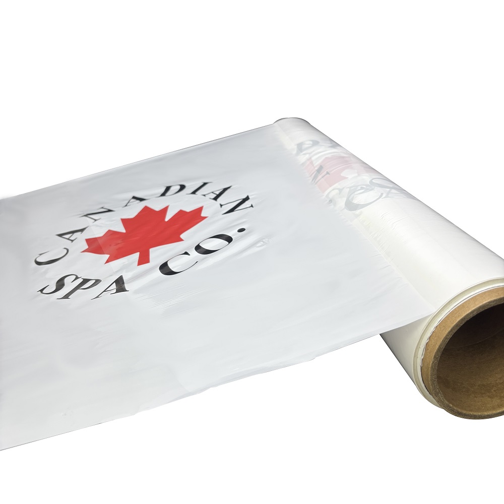 Custom Printed Stretch Film Production Process | Logo Stretch Wrap Demo